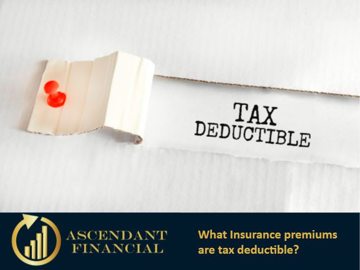 what insurance premiums are tax deductible